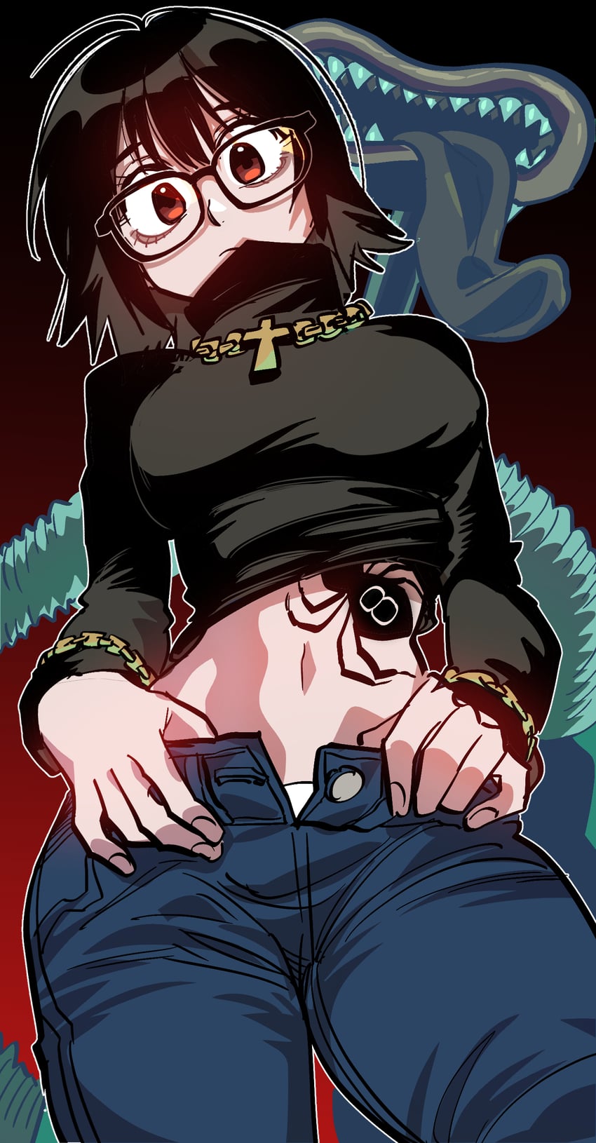 shizuku murasaki and blinky (hunter x hunter) drawn by margare