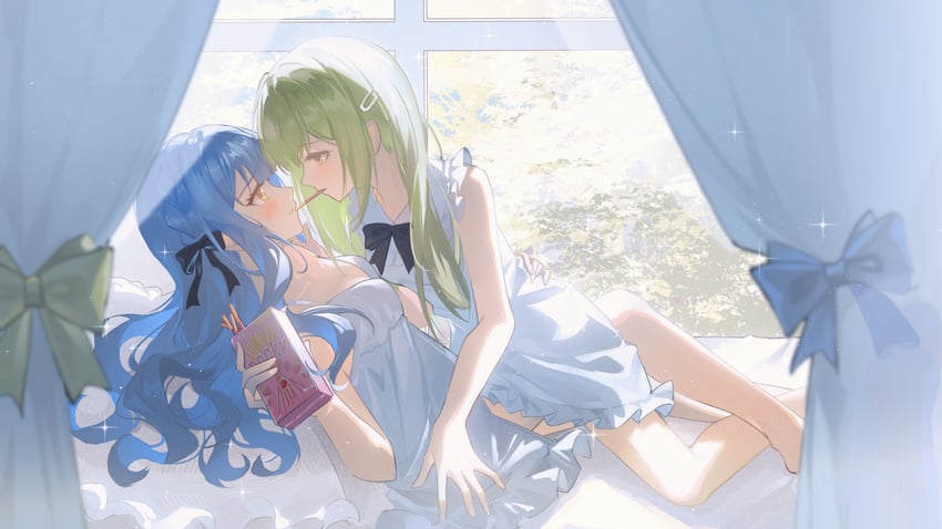 togawa sakiko and wakaba mutsumi (bang dream! and 1 more) drawn by maoerduo_meow