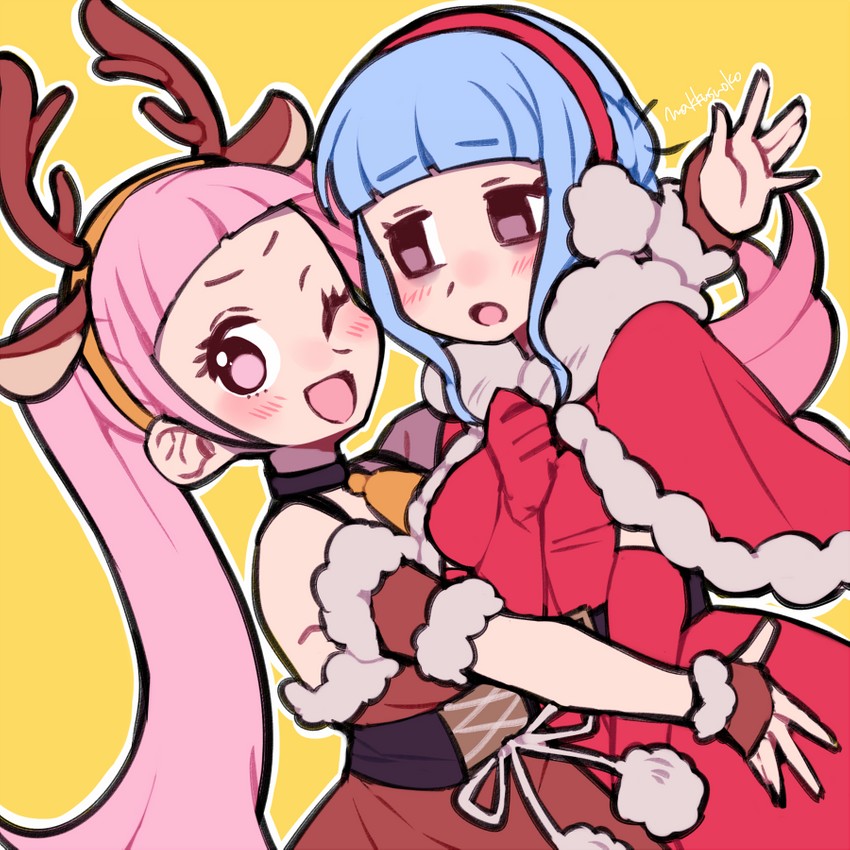 hilda valentine goneril and marianne von edmund (fire emblem and 1 more) drawn by do_m_kaeru