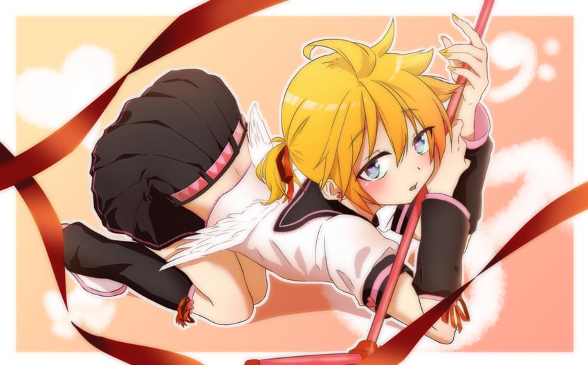 kagamine len (vocaloid and 1 more) drawn by gakkusi_524