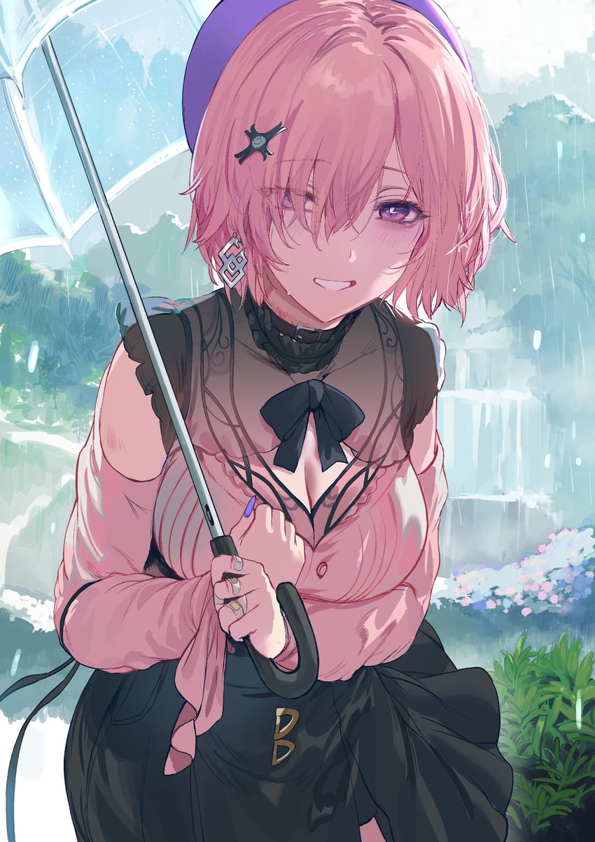 mash kyrielight (fate and 1 more) drawn by hews