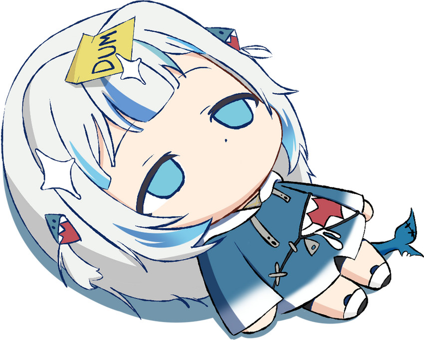 gawr gura (hololive and 3 more) drawn by ikalsaurus