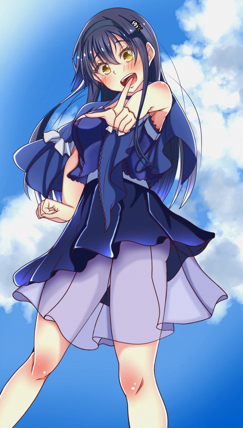 kushima kamome (summer pockets) drawn by dap_8492