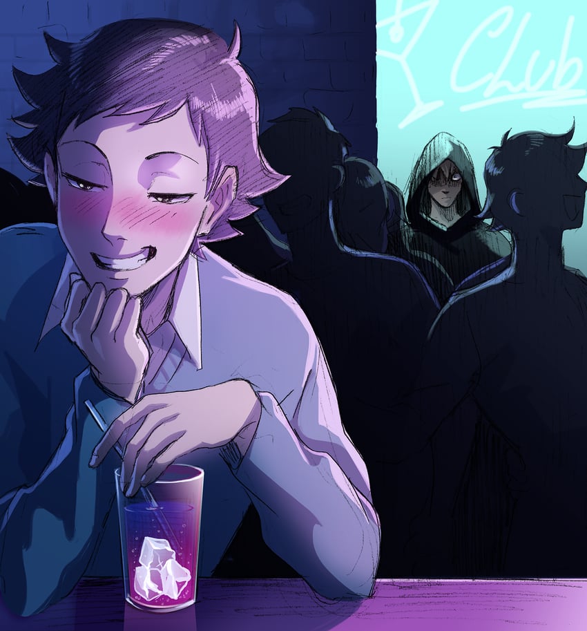 wallace wells and todd ingram (scott pilgrim and 1 more) drawn by ryuichirouart