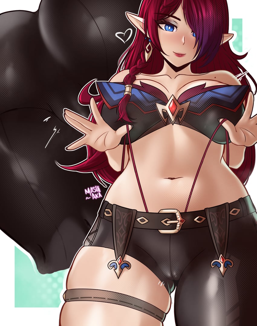 chasca (genshin impact) drawn by mashiaka