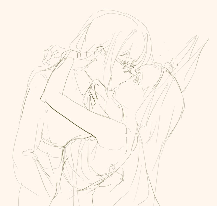 hoshimi miyabi and tsukishiro yanagi (zenless zone zero) drawn by bluhbold