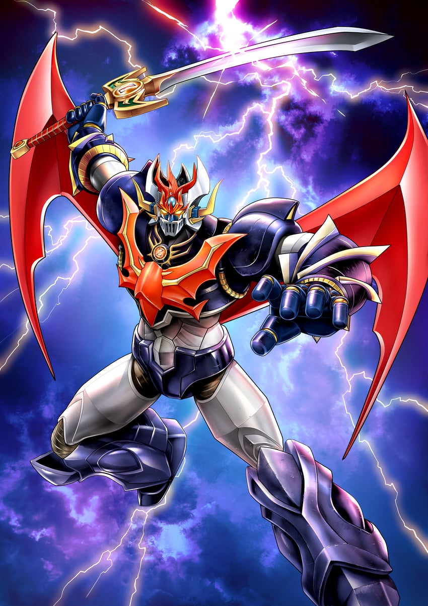 mazinkaiser (super robot wars and 2 more) drawn by misogram