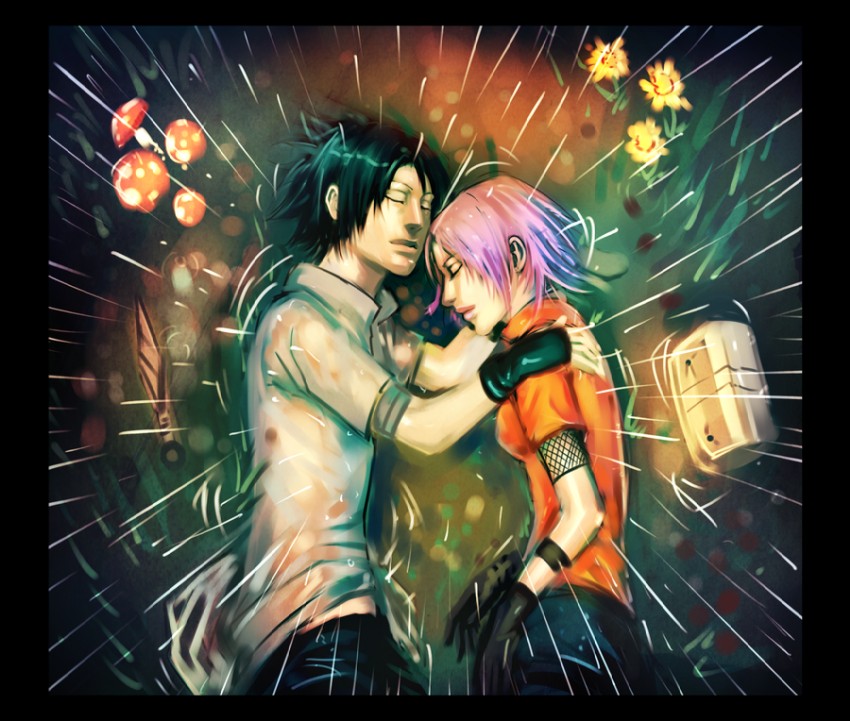 haruno sakura and uchiha sasuke (naruto and 1 more)