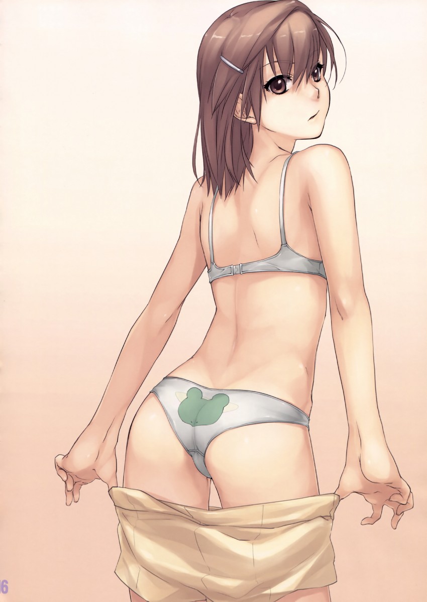 misaka mikoto and gekota (toaru majutsu no index and 1 more) drawn by pua