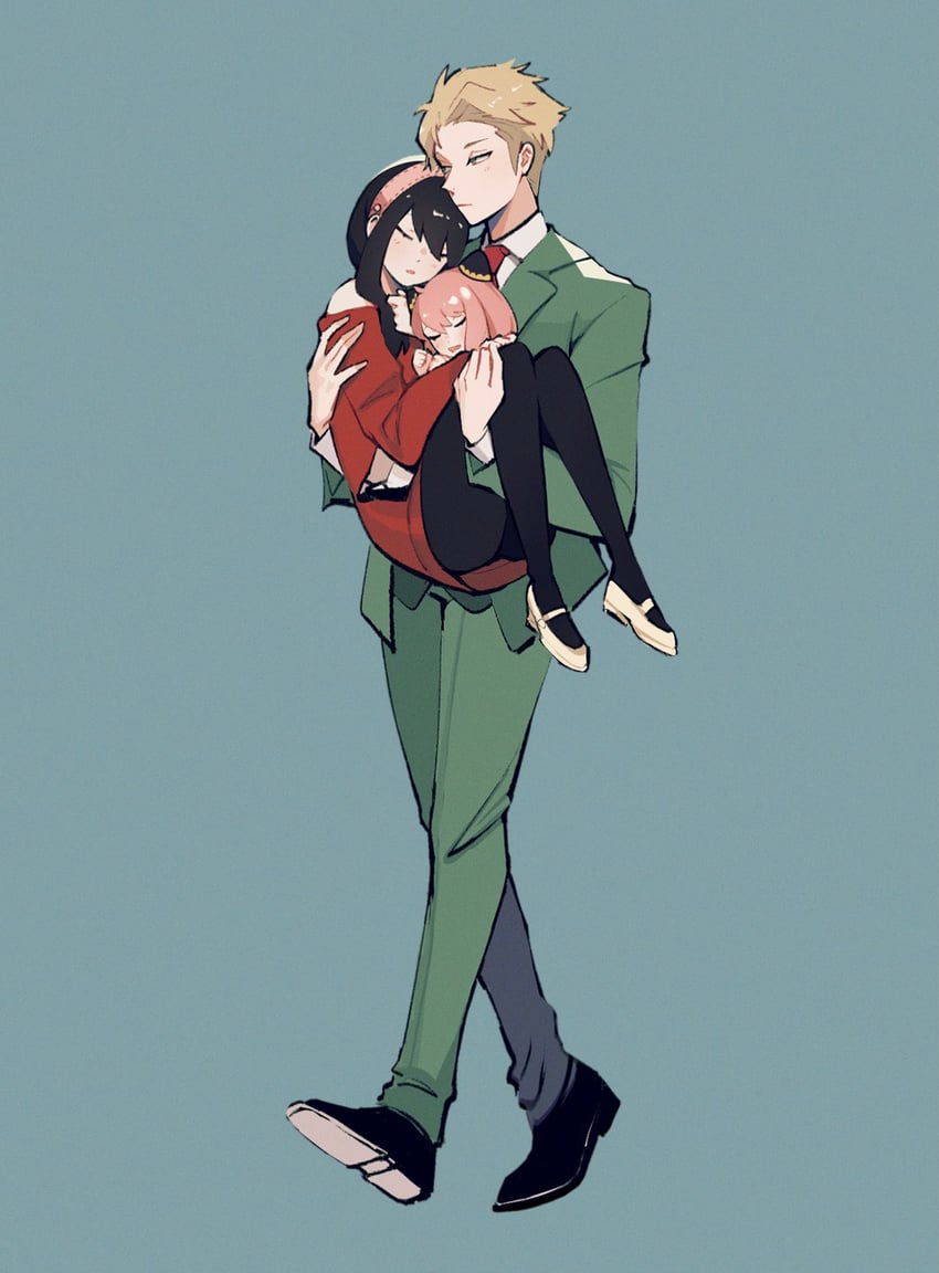 yor briar, anya, and twilight (spy x family) drawn by hyoon_(sockgyu)
