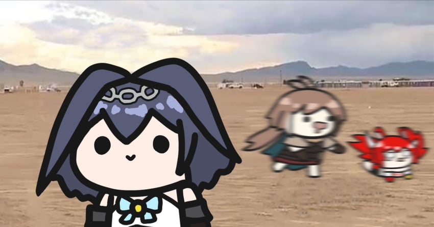 ouro kronii, nanashi mumei, and hakos baelz (hololive and 1 more) drawn by superappleman