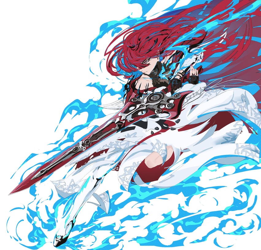 elizabeth rose bloodflame (hololive and 1 more) drawn by 01neeto