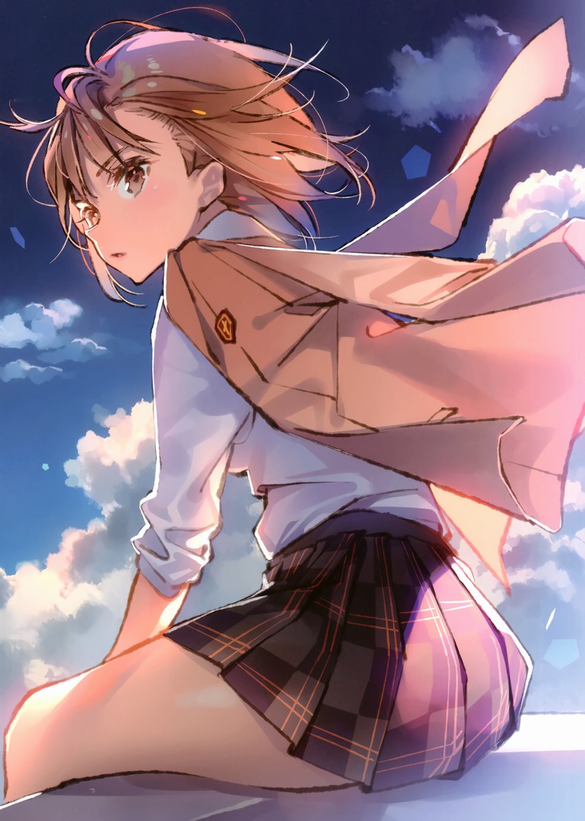 misaka mikoto (toaru majutsu no index and 1 more) drawn by dsmile