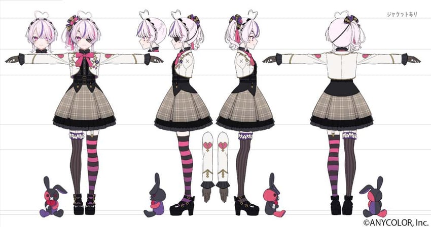maria marionette and sir ventrilo (nijisanji and 1 more) drawn by ji_mag_(artist)