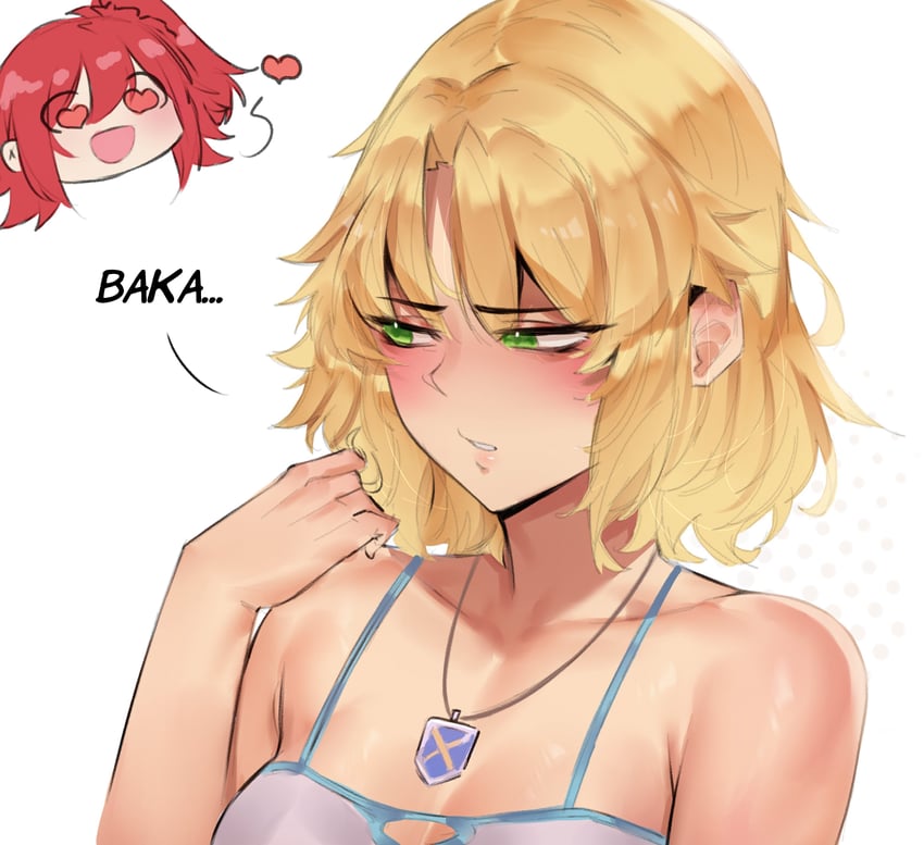 fujimaru ritsuka and mordred (fate and 1 more) drawn by deccatezu