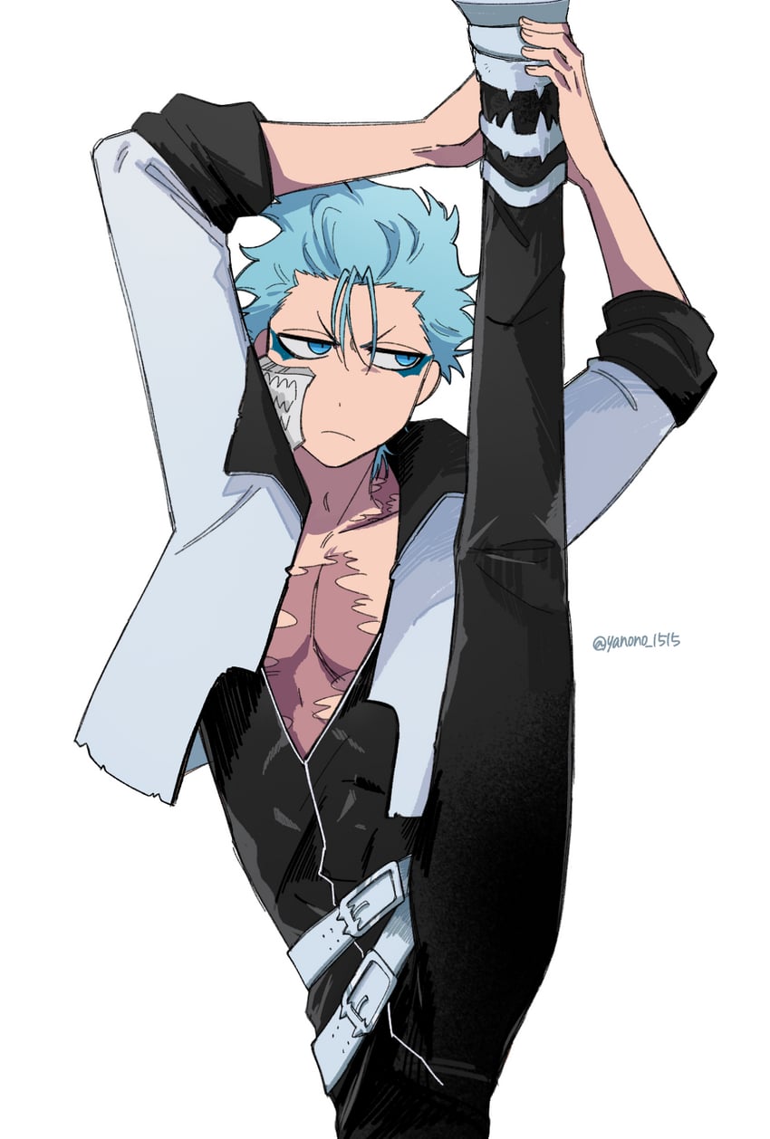 grimmjow jaegerjaquez (bleach and 1 more) drawn by yanono_015