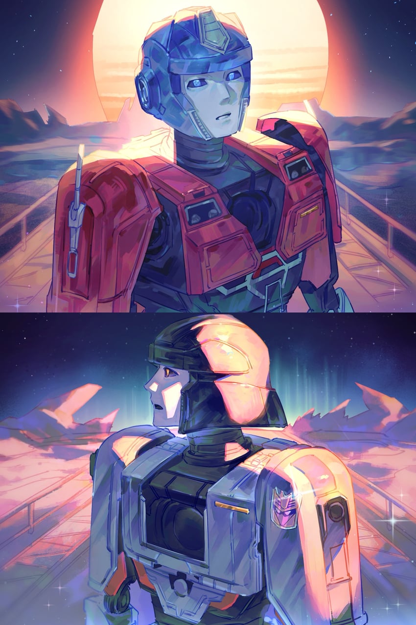 d-16, orion pax, and megatronus (transformers and 1 more) drawn by dong_98