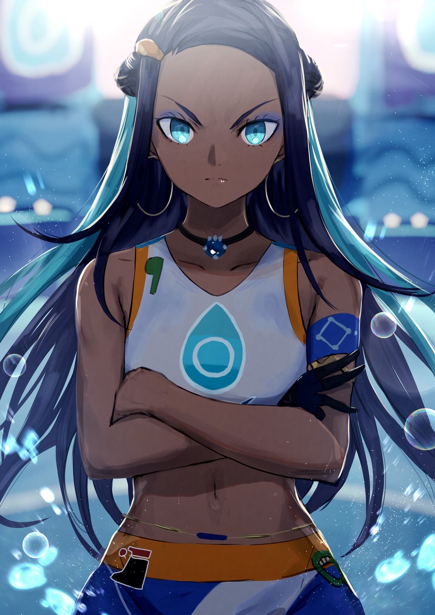 nessa (pokemon and 1 more) drawn by misaki_nonaka