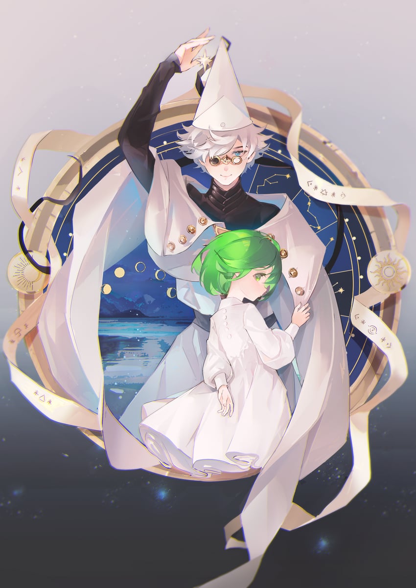 coco and qifrey (tongari boushi no atelier) drawn by er_(user_yhzm5478)