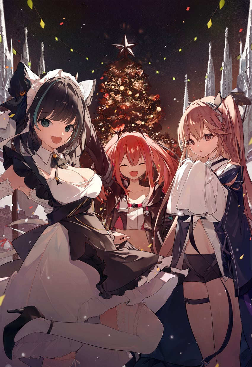bremerton, cheshire, and anchorage (azur lane) drawn by amano_(amn_amn)