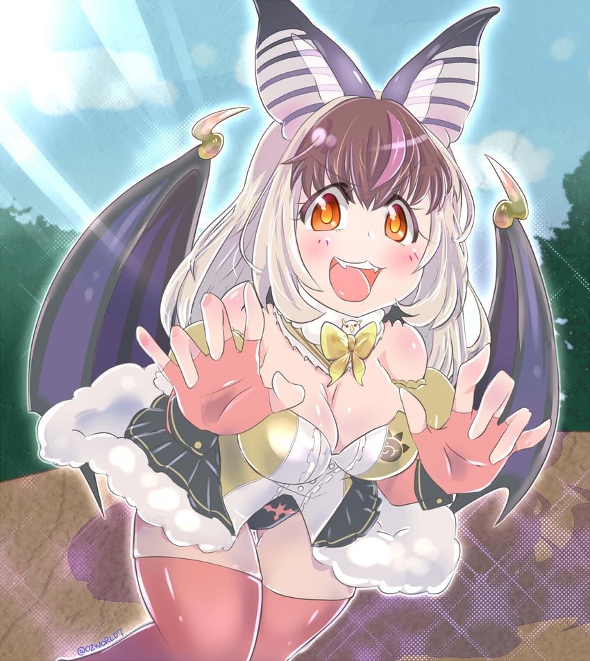 brown long-eared bat (kemono friends and 1 more) drawn by ozworld7
