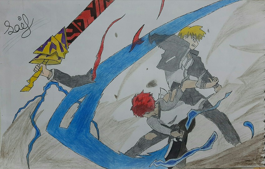 gilgamesh and emiya shirou (fate and 1 more) drawn by alterrecs