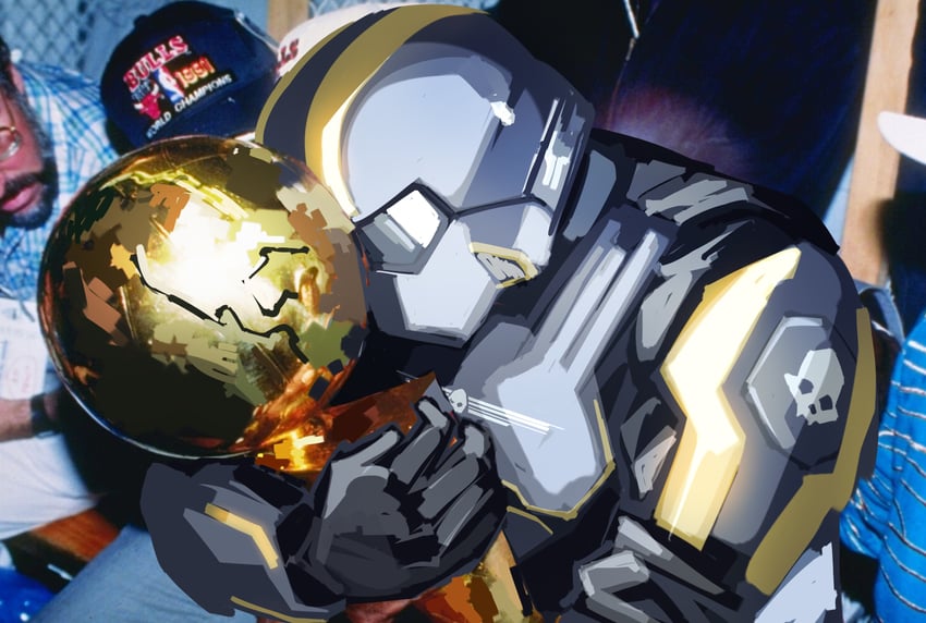 helldiver and michael jordan (national basketball association and 1 more) drawn by heartbreak_juan