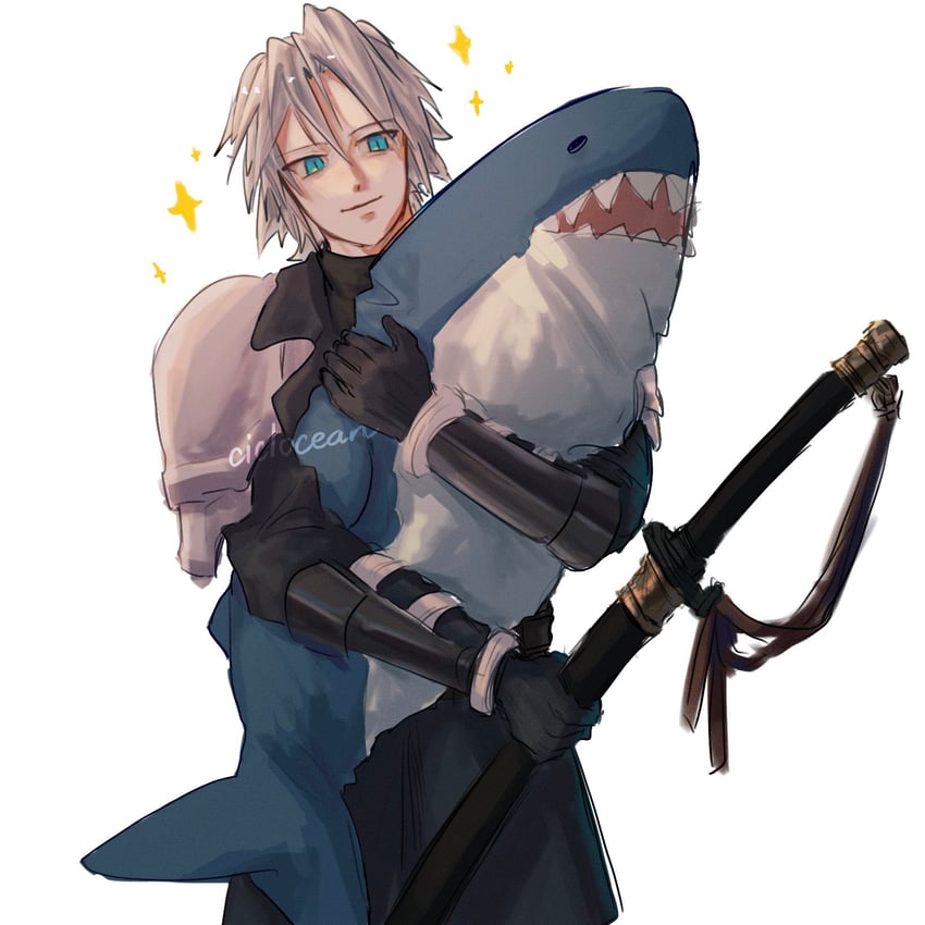 sephiroth (final fantasy and 2 more) drawn by ocean_o7