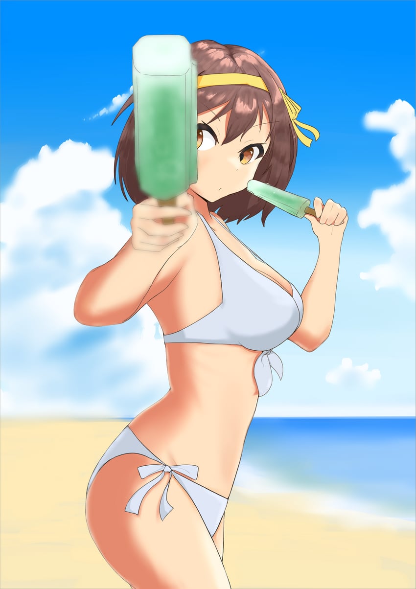 suzumiya haruhi (suzumiya haruhi no yuuutsu) drawn by mintchoco_(minchothudong)