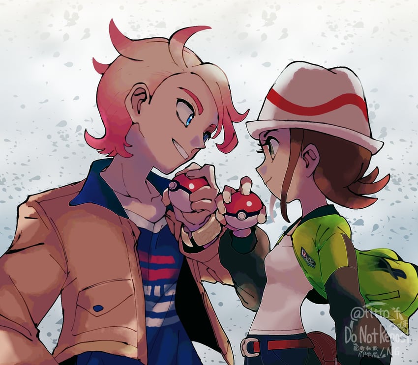 harmony and urbain (pokemon and 1 more) drawn by tofu_(tttto_f)