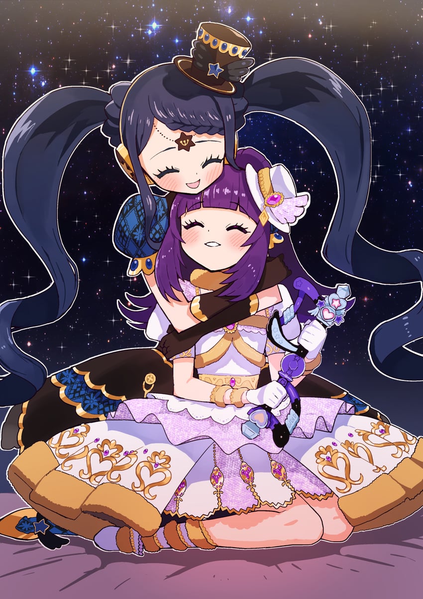 hanazono shuka and garara s leep (pretty series and 2 more) drawn by toranoe