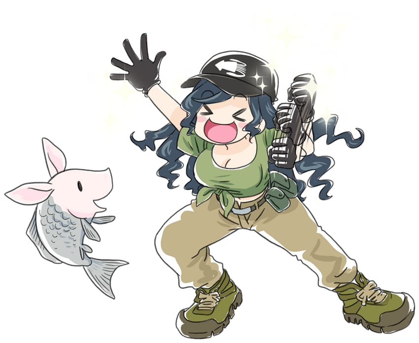 kraken and schweinokaras (original) drawn by anonymous_(japanese) and japanon