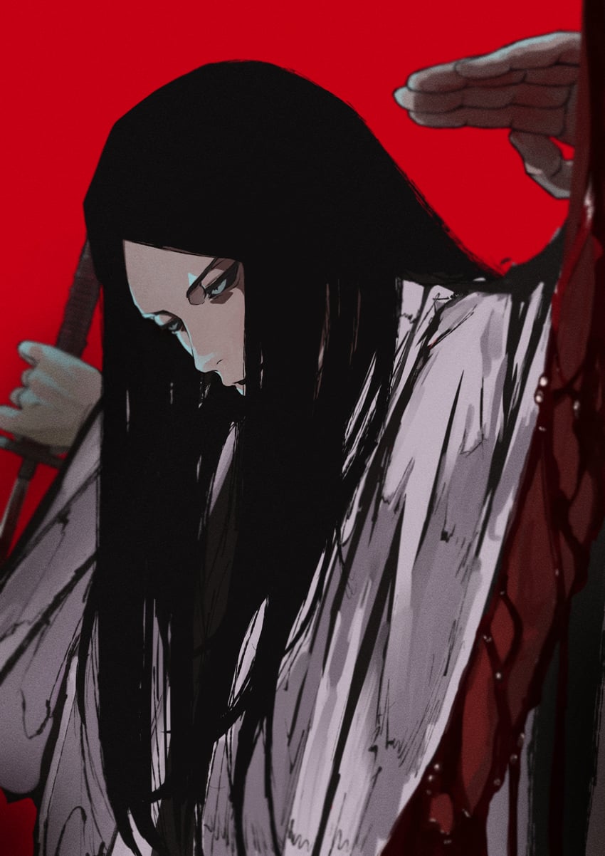 unohana retsu (bleach and 1 more) drawn by neko_no_kedama