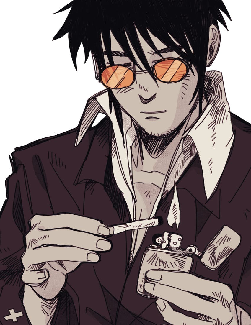 nicholas d. wolfwood (trigun and 1 more) drawn by wr0wn