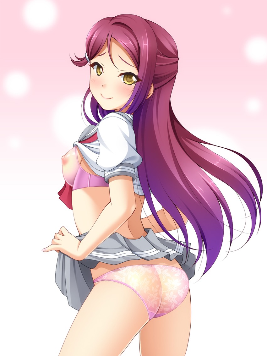 sakurauchi riko (love live! and 1 more) drawn by narutaki_shin