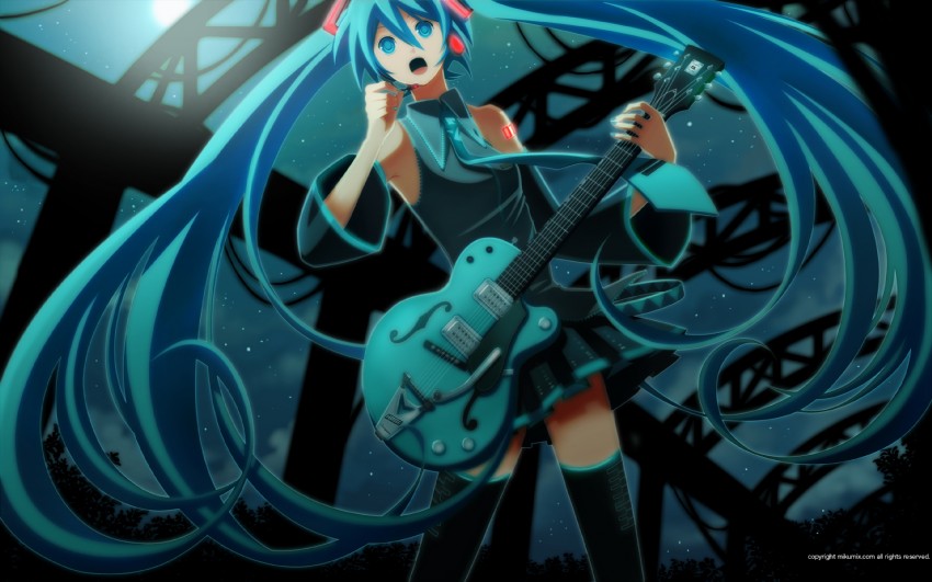 hatsune miku (vocaloid and 1 more) drawn by inago