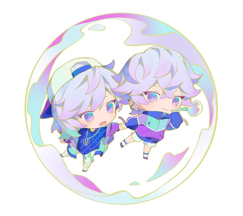 yatonokami kanata and yatonokami nayuta (paradox live) drawn by sei_(_mo1008)