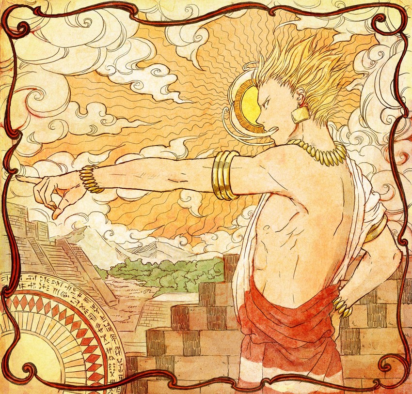 gilgamesh (fate and 1 more) drawn by teito_(yukitoki-tatsuhi)