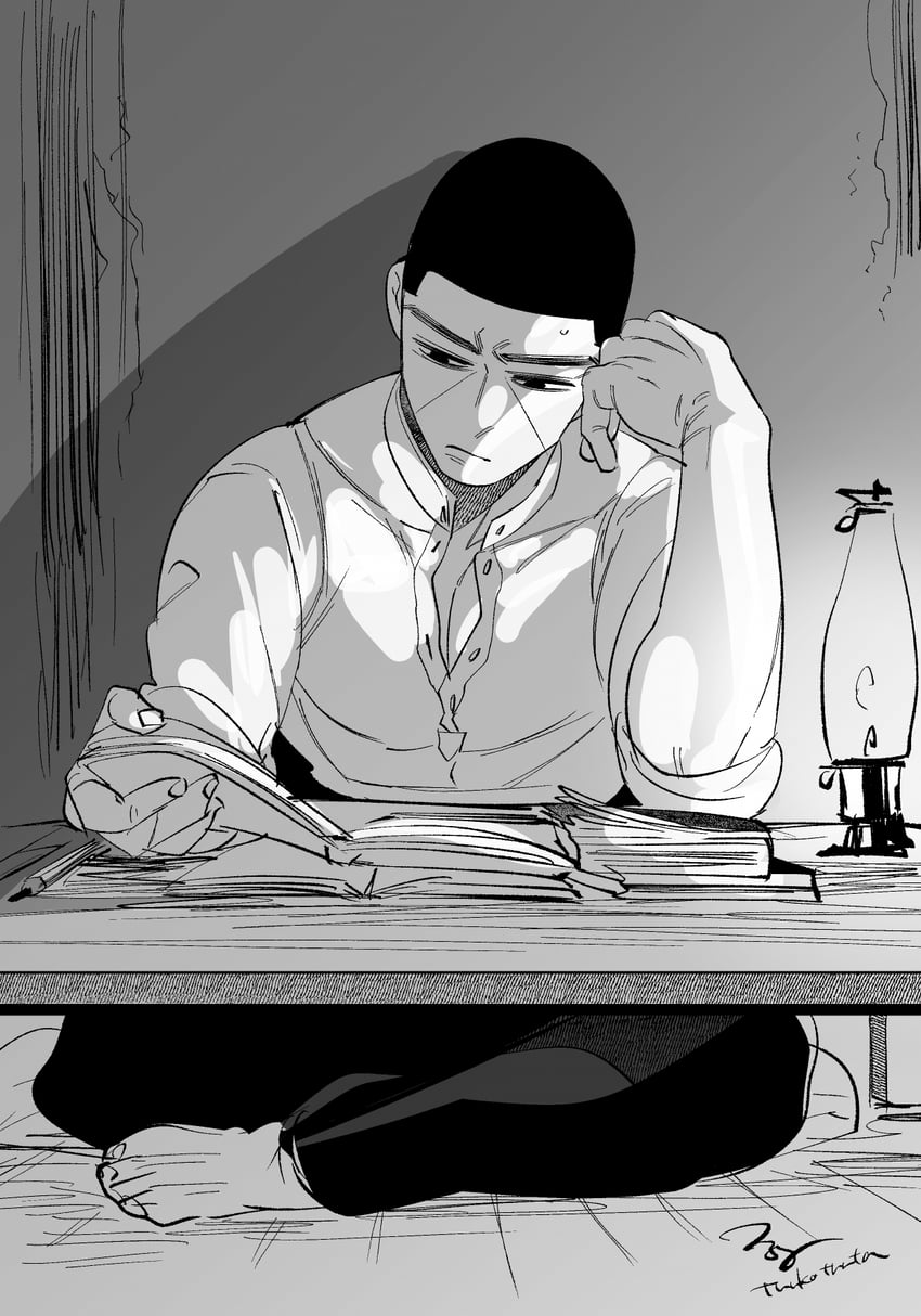 tsukishima hajime (golden kamuy) drawn by tsuruko_turuta