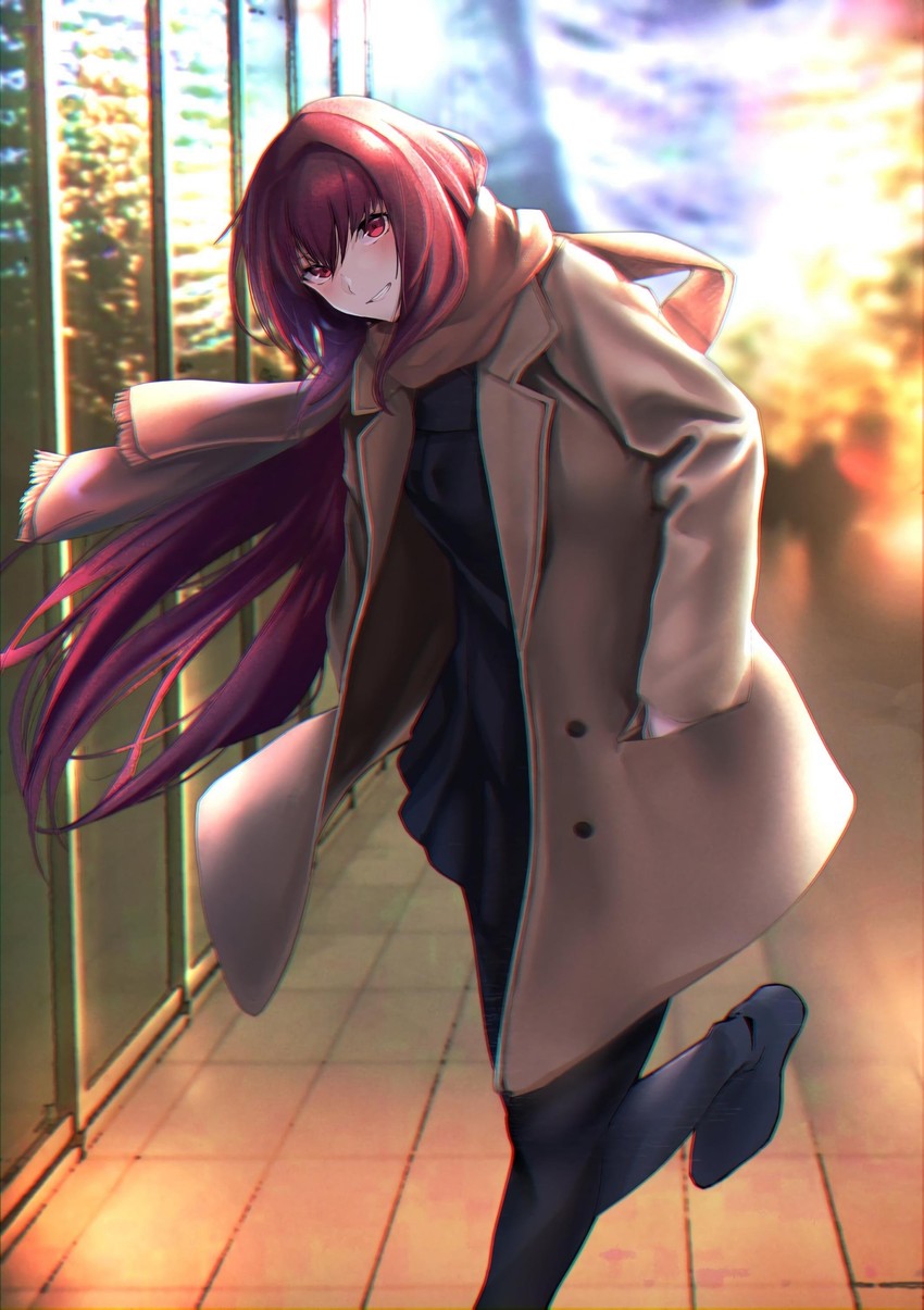 scathach (fate and 1 more) drawn by kisaragi_chiyuki