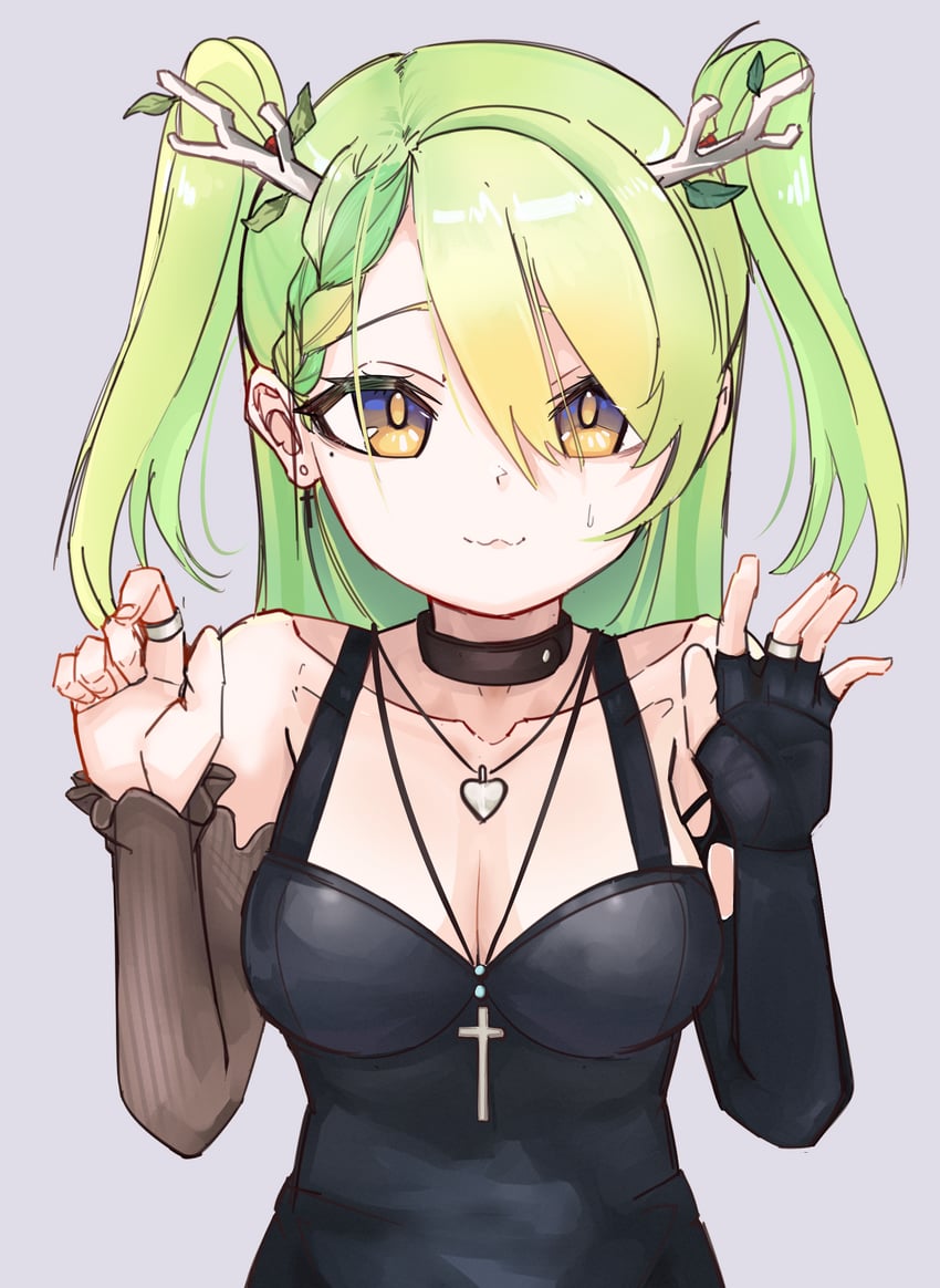 ceres fauna and amane misa (hololive and 2 more) drawn by dme1