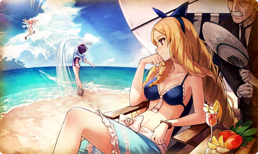 lisbeth finn lustburg, alma, and rebecca (ta ga tame no alchemist)