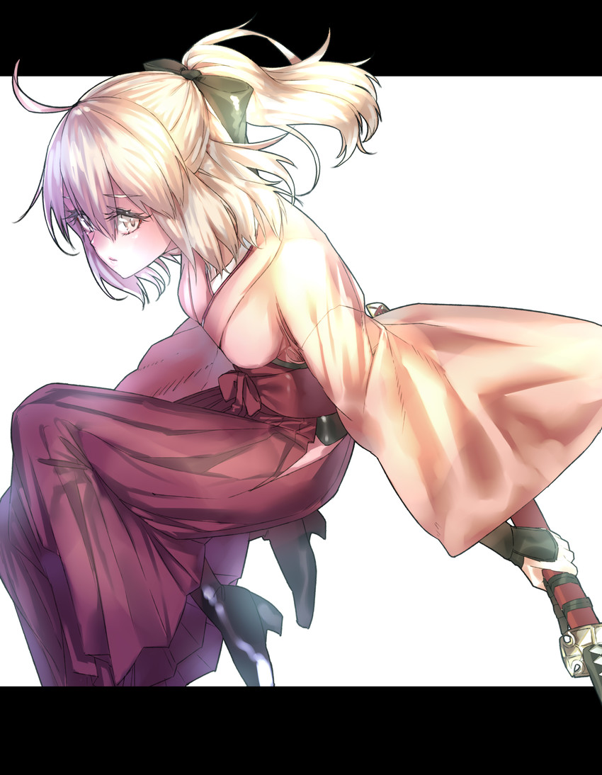 okita souji (fate and 1 more) drawn by rolua