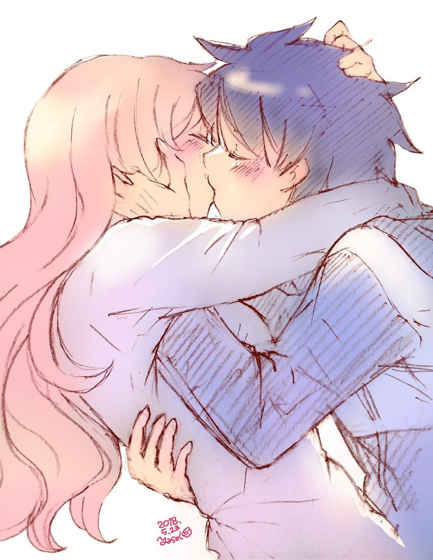 louise francoise le blanc de la valliere and hiraga saito (zero no tsukaima) drawn by yasai_(73bear)