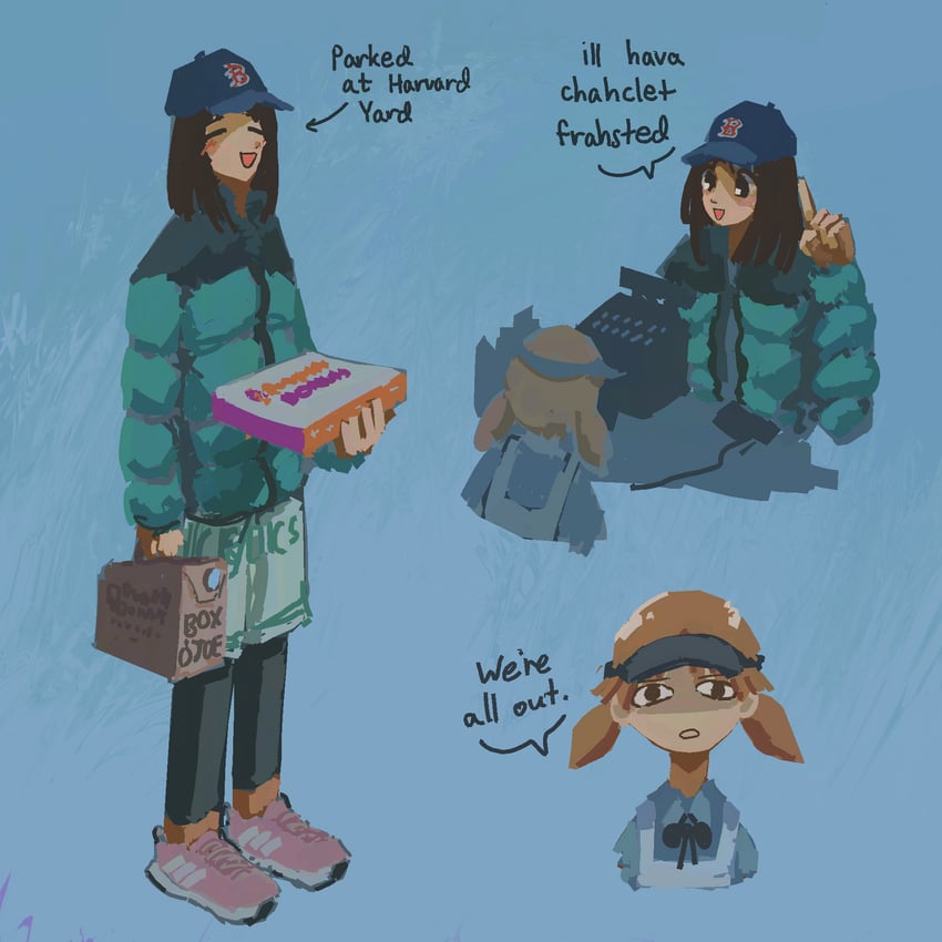 kasuga ayumu and mihama chiyo (azumanga daioh and 1 more) drawn by gooseygang