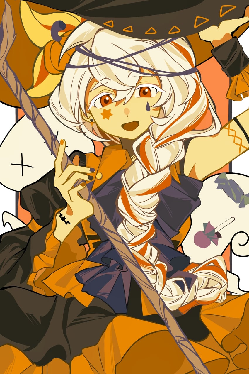 white lily cookie (cookie run and 1 more) drawn by yakameee