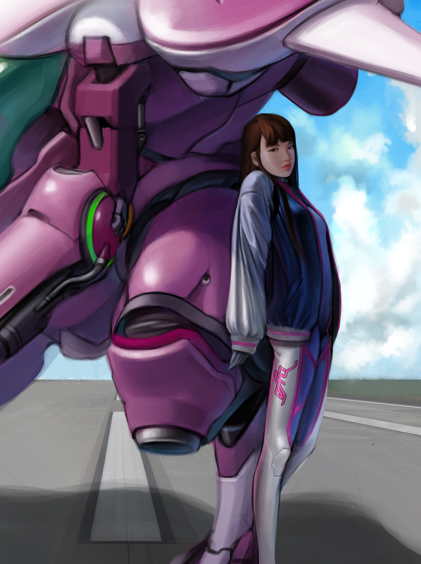 d.va (overwatch and 1 more) drawn by jong_hyun_jeon