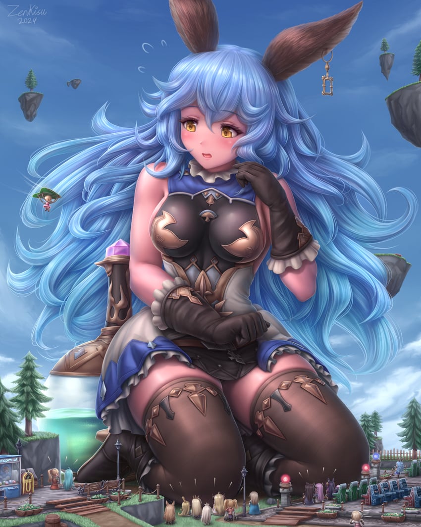 djeeta, narmaya, anila, cagliostro, zeta, and 9 more (granblue fantasy and 1 more) drawn by zen-gts