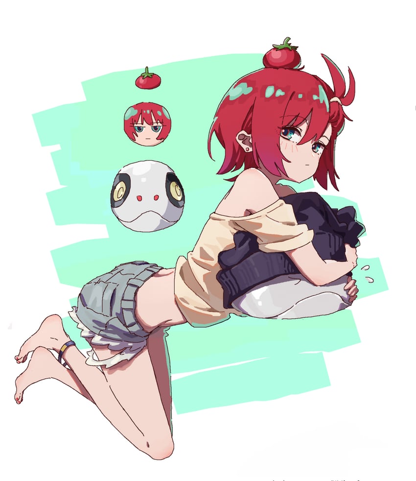 amate yuzuriha and haro (gundam and 1 more) drawn by mcwanderer