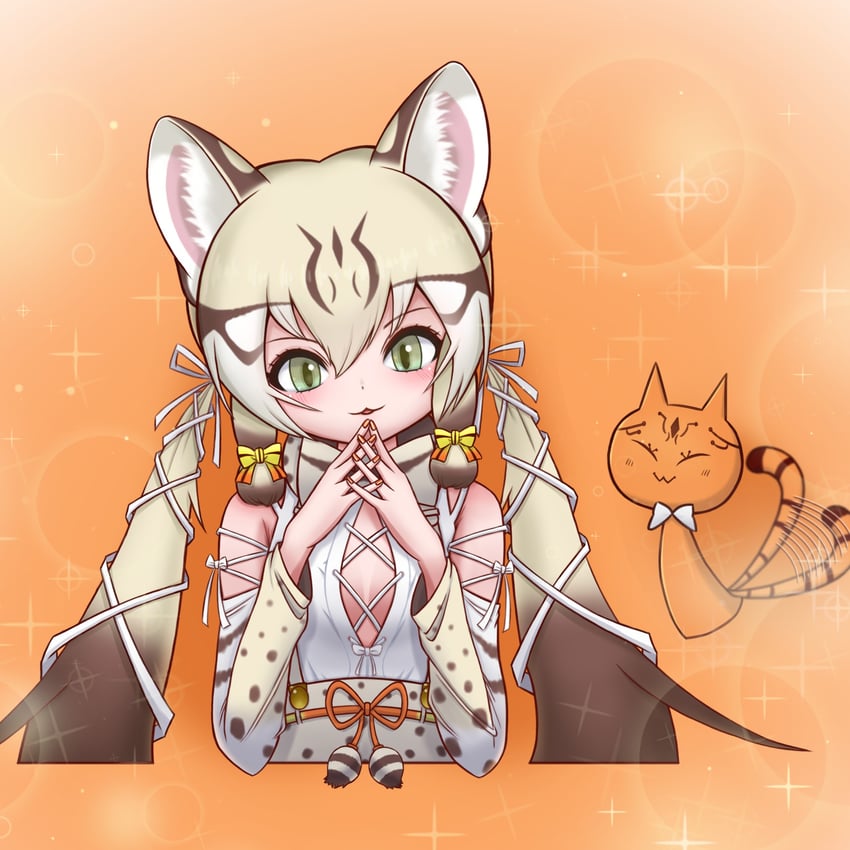 geoffroy's cat (kemono friends and 1 more) drawn by equalarrow